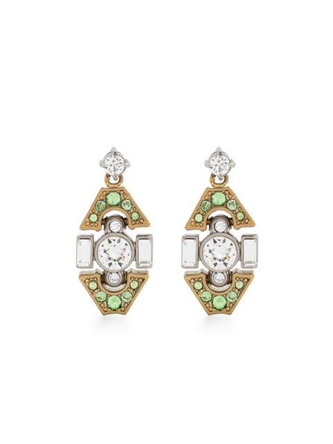 Miu Miu crystal-embellished earrings