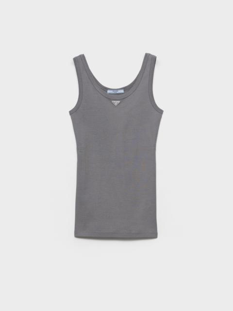 Prada Ribbed knit tank top