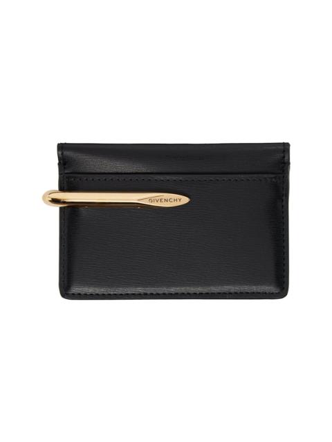 Givenchy Black Pinch Card Holder