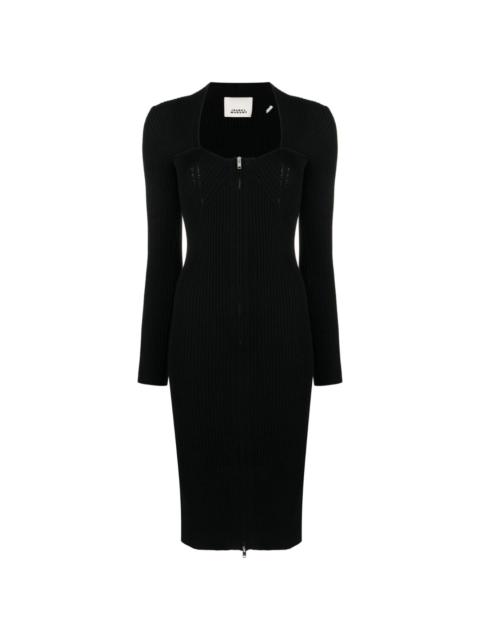 Isabel Marant Zael wool-blend midi dress