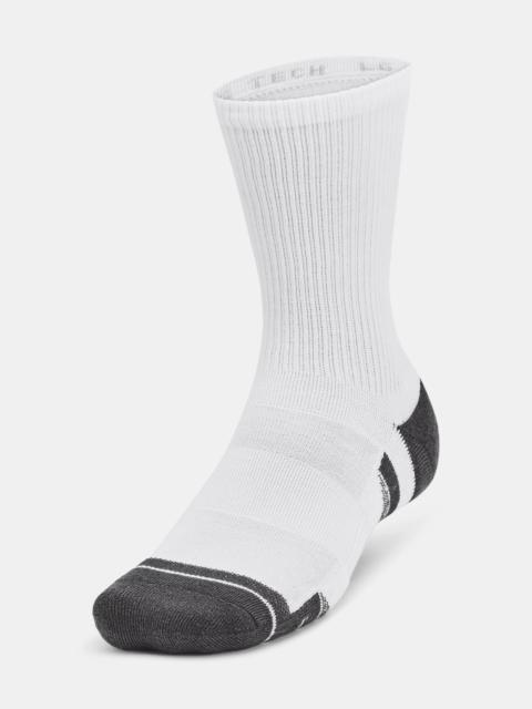Under Armour Unisex UA Performance Tech 3-Pack No Show Socks