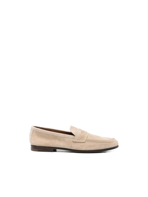 Church's suede panelled loafers