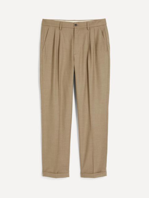 BARENA Drapier Double-Pleated Wool Trousers