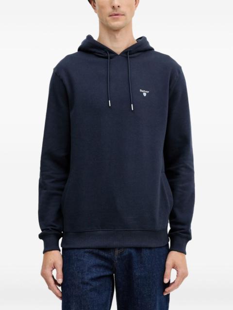 Barbour logo hooded sweatshirt