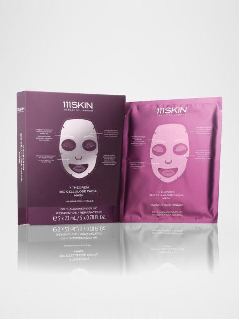 111SKIN Y Theorem Bio Cellulose Facial Mask Box, 5 Count