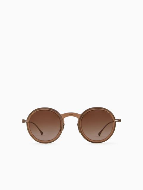 GIORGIO ARMANI Men’s round sunglasses
