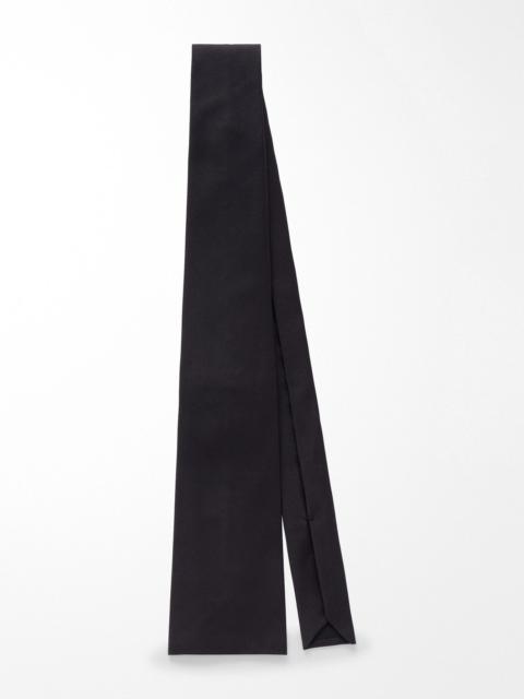 CELINE 8 cm Silk-Twill tie Black