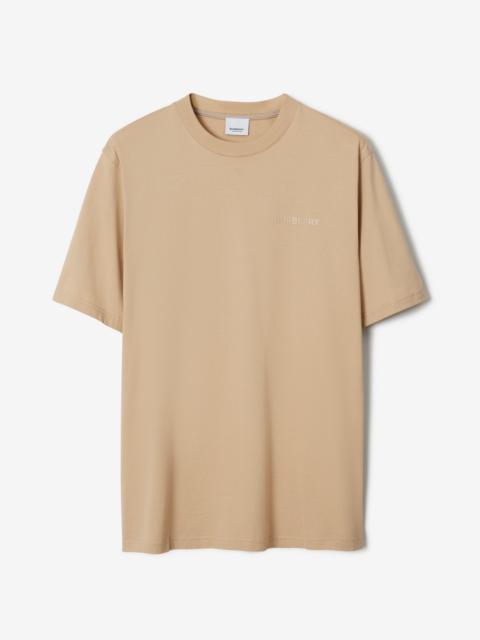 Burberry - Embroidered Monogram EKD Cotton T-shirt