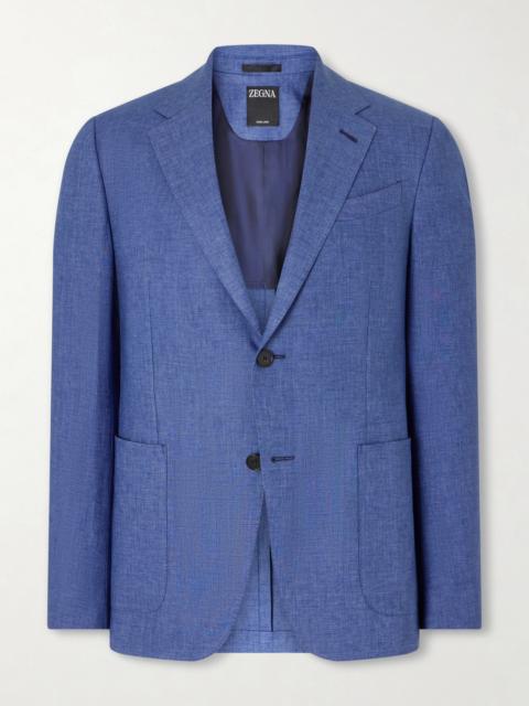 ZEGNA Oasi Linen Suit Jacket