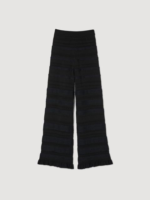 Sandro KNIT TROUSERS