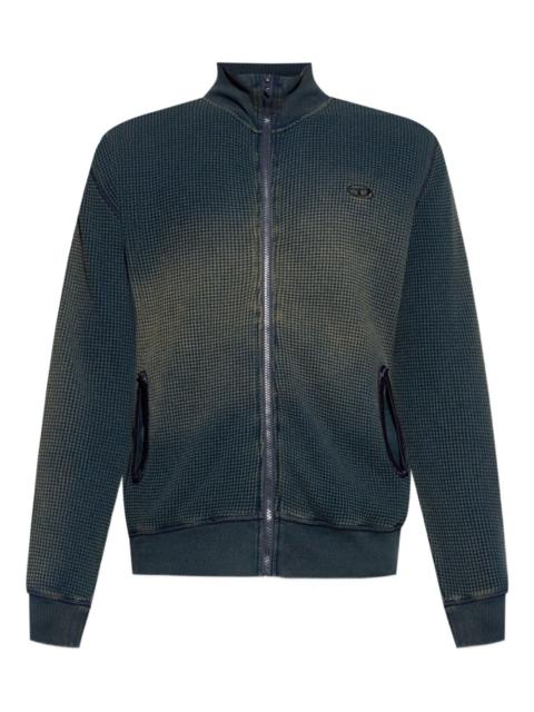 Diesel waffle-knit cardigan