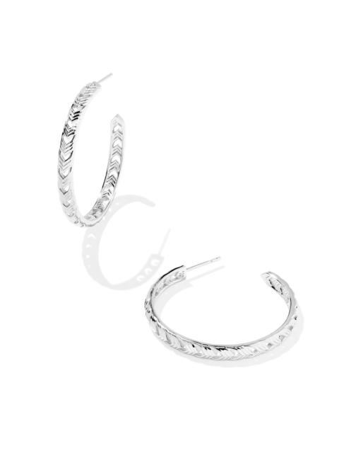 KENDRA SCOTT Miranda Sterling Silver Hoop Earrings