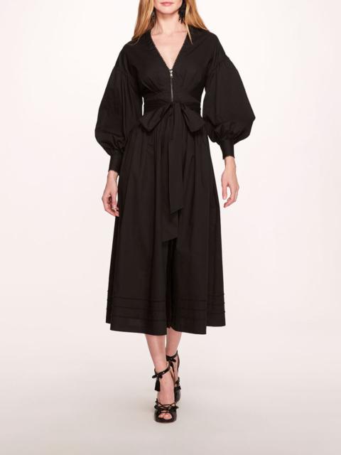 Marchesa INDIGO MIDI DRESS