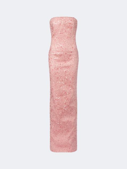 THE NEW ARRIVALS ILKYAZ OZEL Nara sequined strapless gown