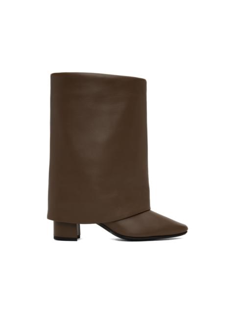 ISSEY MIYAKE Brown Cover Boots