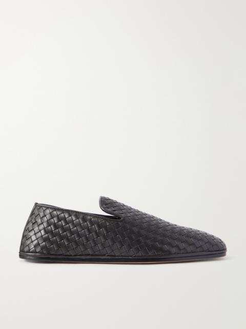 Bottega Veneta Palazzo Intrecciato Leather Loafers