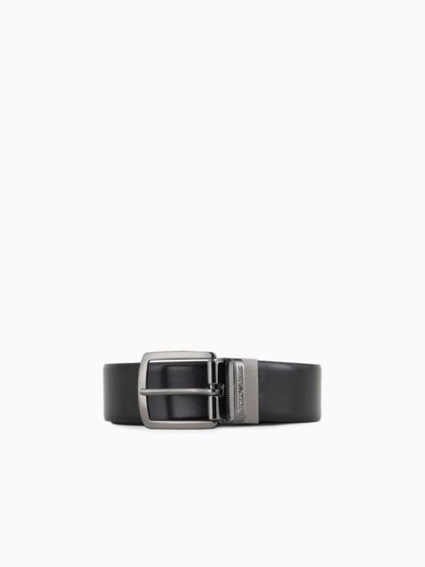 EMPORIO ARMANI Reversible leather belt