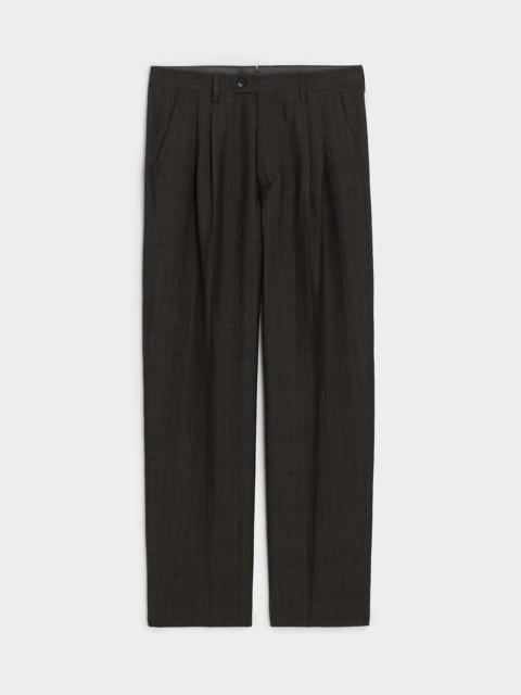 TODD SNYDER Italian Wool-Linen Pinstripe Wythe Trouser