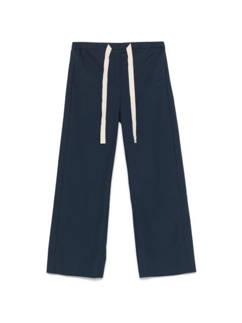 パンツ S MAX MARA ERMES FIVE POCKETS WOOL PANTS Slim jersey trousers, navy | 