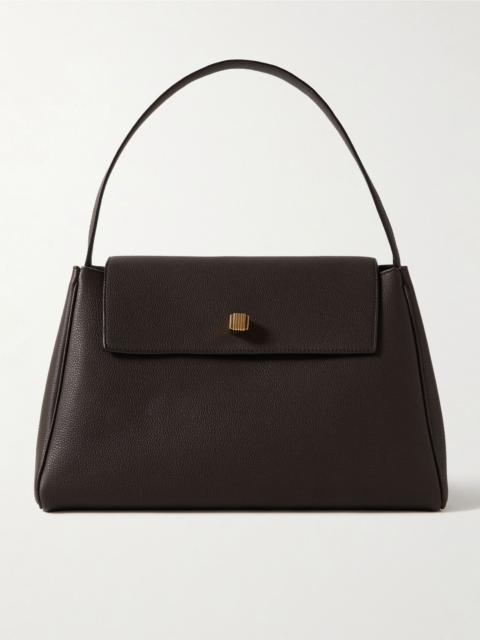 KHAITE Audrey textured-leather tote Brown