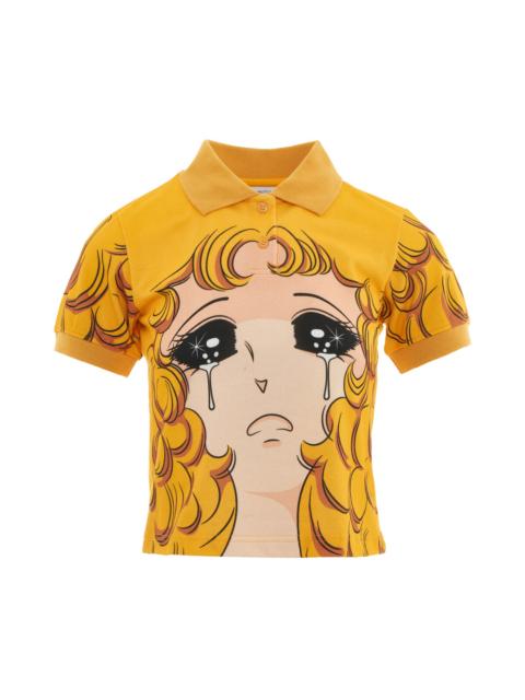 pushBUTTON Yellow Crying Girl Pique Shirt