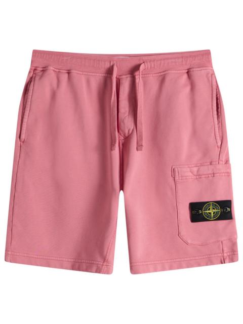 Stone Island Stone Island Organic Cotton Fleece Shorts