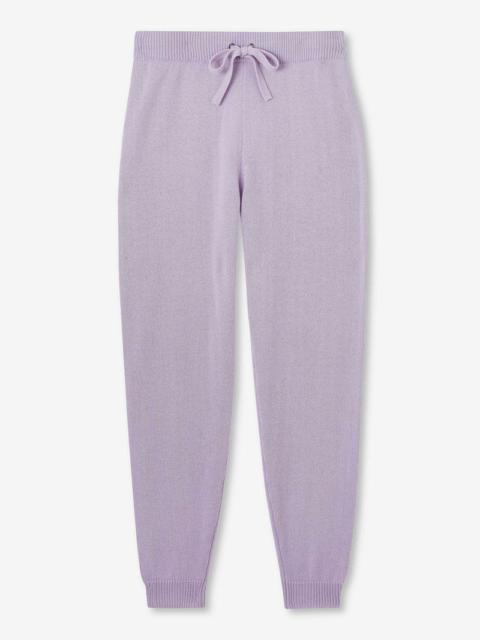 Derek Rose Women's Track Pants Daphne Cashmere Lilac