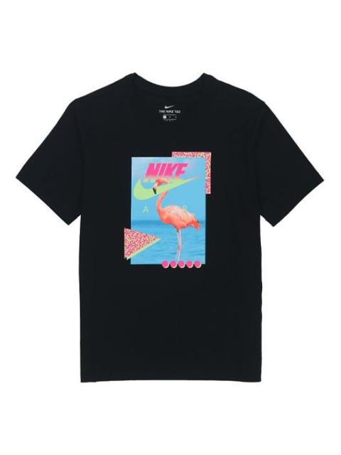 Nike AS Men's Nike Sportswear Tee BEACH FLAMINGO Black DD1283-010