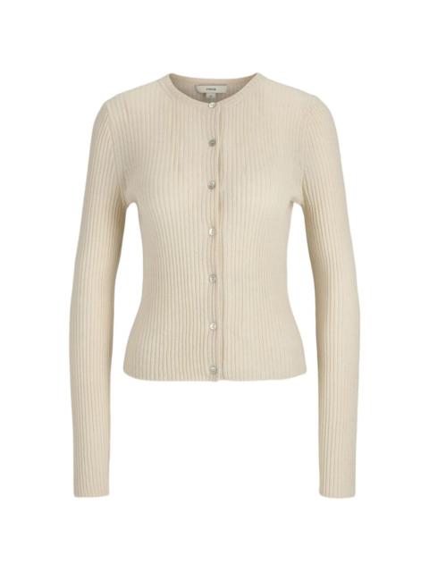 Vince ribbed buttoned cardigan