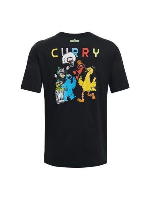 Under Armour Under Armour Curry Sesame Street Graphic Tee 'Black' 1366621-001