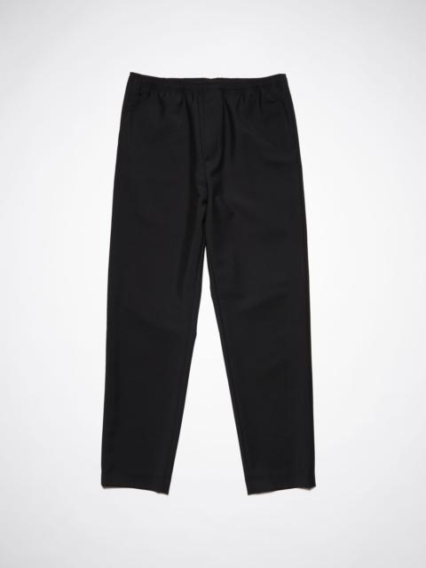 Loose fit suit trousers - Black