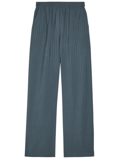 EMPORIO ARMANI Emporio Armani Striped Loose Straight-leg Trousers