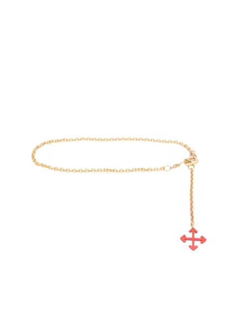 Off-White Arrows charm chain belt