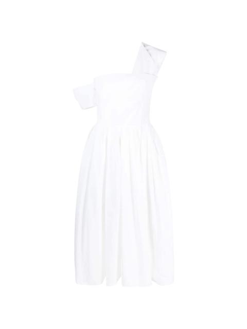 off-shoulder cotton midi dress
