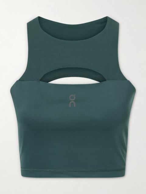 On Performance Training Cropped Running Top