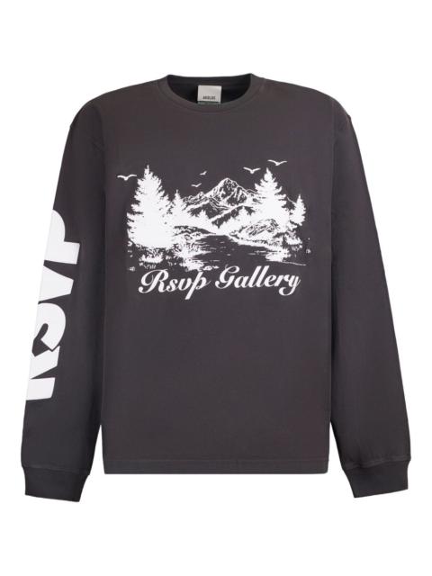 AGOLDE long-sleeve graphic-print sweatshirt