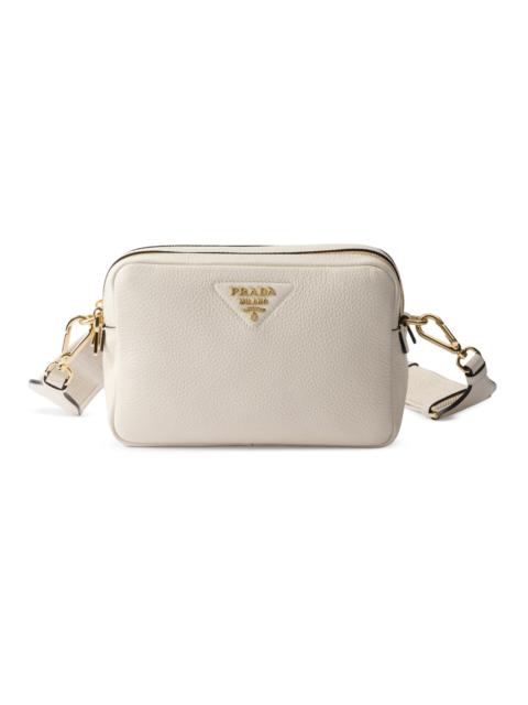 Prada Women's Small Leather Shoulder Bag - White
