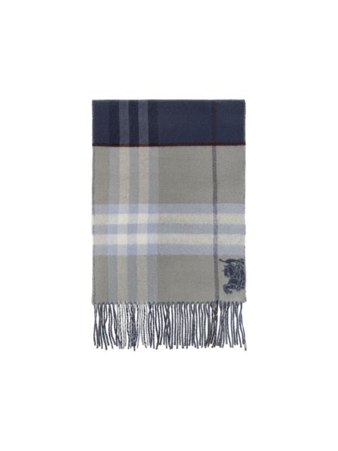 Burberry checked cashmere scarf