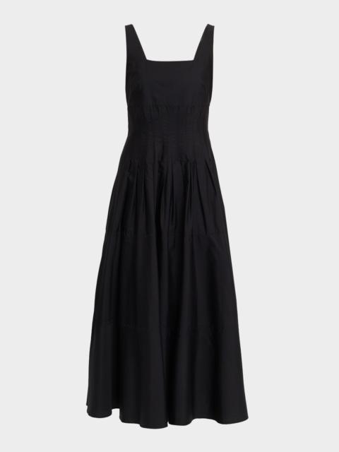 Max Mara Studio Mstfeltre Cotton Midi Dress