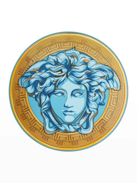 VERSACE Medusa Amplified Blue Coin Service Plate