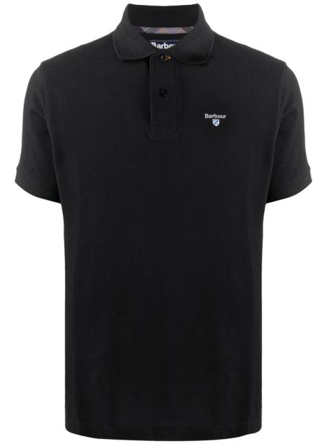 Barbour 로고 자수 폴로 셔츠
