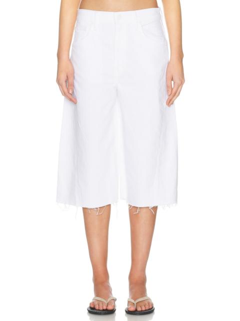 MOTHER The Whole Lot Zip Twist Fray Jeans