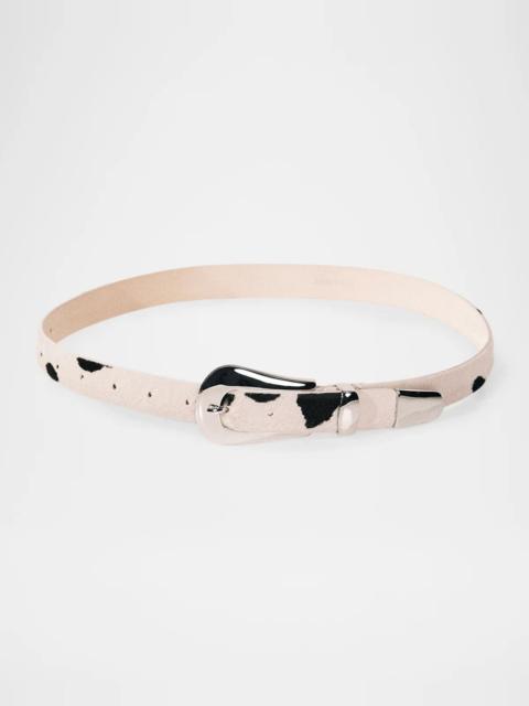 DÉHANCHE Colette Dalmatian Calf Hair Belt