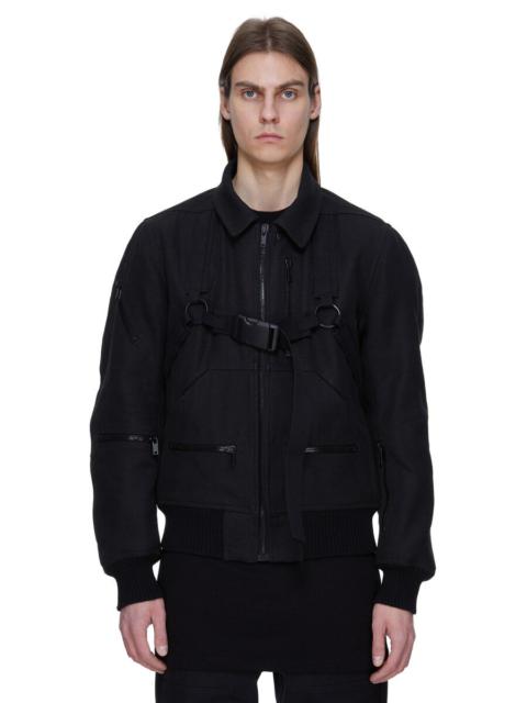 Rick Owens Blixa Bomber Jacket Black