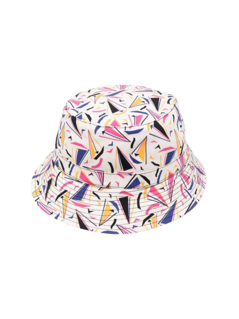 graphic-print reversible bucket hat