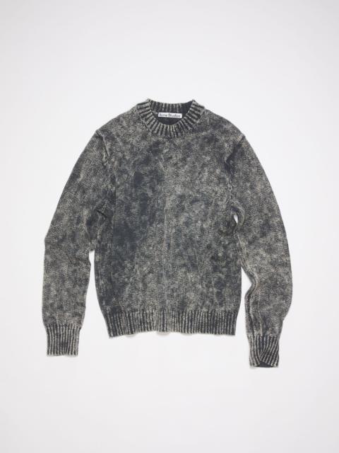 Acne Studios Embroidered logo jumper - Dark Blue