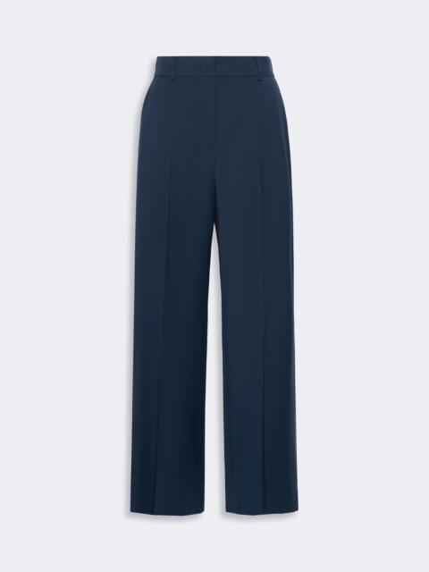 WEEKEND Max Mara VISIVO Stretch wool palazzo trousers - NAVY