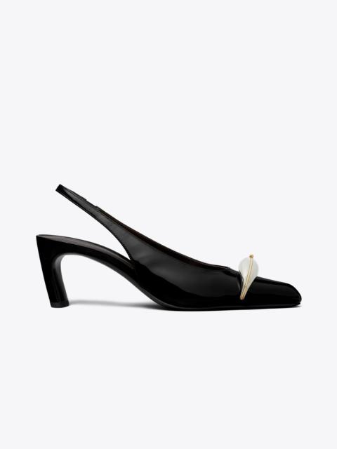 TORY BURCH Pierced Slingback Heel