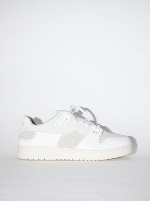 Acne Studios Low top leather sneakers - White/Off White