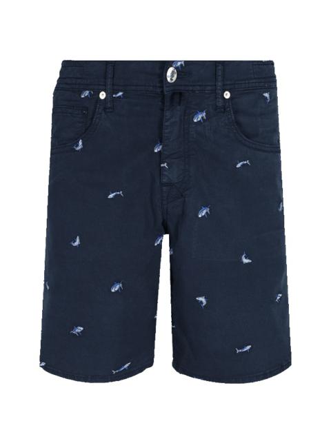 Vilebrequin Men embroidered Bermuda Shorts 2009 Les Requins